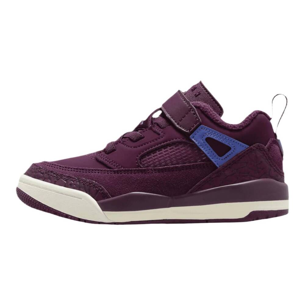 NEW NIKE kids' spizike low shoes in bordeaux/sail/hyper royal